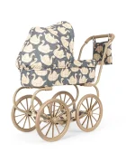Konges Sløjd Количка за кукли за деца от памук MINNIE DOLL PRAM бяла KS106167