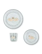 Konges Sløjd Комплект чинии за деца SPARKLY DINNER SET син KS106243