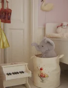 Konges Sløjd кошница за играчки за деца от памук TOY STORAGE BAGS бежова KS105109