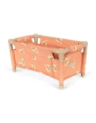 Konges Sløjd Легло за кукли за деца от памук DOLL TRAVEL BED оранжево KS105972