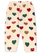 Konges Sløjd панталон за деца от полар TAVI FLEECE PANTS GRS бежов със стандартна талия KS106280
