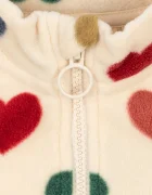 Konges Sløjd поларен суичър за деца от полар TAVI FLEECE SWEATSHIRT GRS бежов KS106281