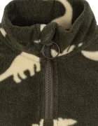 Konges Sløjd поларен суичър за деца TAVI FLEECE SWEATSHIRT GRS зелен KS105774