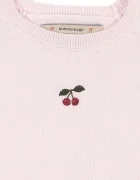 Konges Sløjd пуловер за деца от памук CATHY SWEATER розов KS105938