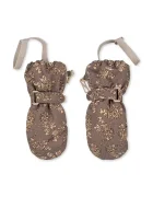 Konges Sløjd ръкавици за деца NOHR SNOW MITTENS PRINT кафяви KS105747