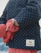 Konges Sløjd ръкавици за деца NOHR SNOW MITTENS PRINT розови KS105747