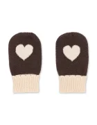 Konges Sløjd ръкавици за деца от вълна COLLETTE MITTENS кафяви KS103460