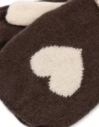 Konges Sløjd ръкавици за деца от вълна COLLETTE MITTENS кафяви KS103460