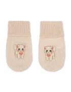Konges Sløjd ръкавици за деца от вълна COLLETTE MITTENS розови KS107387