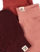 Konges Sløjd ръкавици за деца с вълна 3 PACK FILLA MITTENS розови KS105675