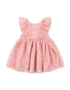 Konges Sløjd рокля ALLY FLOWER DRESS розова на цветя KS105624
