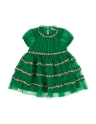 Konges Sløjd рокля babydoll JOELLE DRESS зелена KS106049