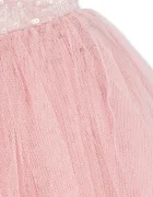 Konges Sløjd рокля BALLERINA DRESS розова с ажурни вложки KS107390