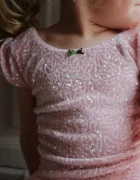 Konges Sløjd рокля BALLERINA DRESS розова с ажурни вложки KS107390