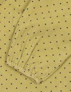 Konges Sløjd рокля от памук MARLO DRESS GOTS жълта с изчистена шарка KS106146