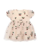 Konges Sløjd рокля TULLIE DRESS GRS бежова KS106301