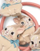 Konges Sløjd щипка и ластик за коса за деца BUNNY HAIR ACCESSORIES KS106402