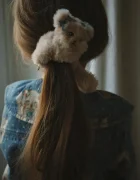 Konges Sløjd скрънчи за деца KITTY FURRY HAIR ELASTIC KS106080