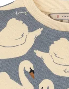 Konges Sløjd суичър за деца от памук LOUPY PRINT SWEAT SHIRT GOTS син KS106116