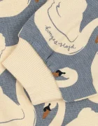 Konges Sløjd суичър за деца от памук LOUPY PRINT SWEAT SHIRT GOTS син KS106116