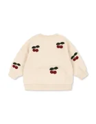 Konges Sløjd суичър за деца с памук LOU SWEAT SHIRT OCS бежов KS107618