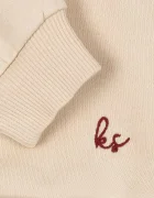Konges Sløjd суичър за деца с памук LOU SWEAT SHIRT OCS бежов KS107618