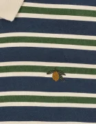 Konges Sløjd тениска с яка за деца от памук SPOTTY LS POLO GOTS тъмносиня KS107632