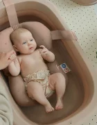 Konges Sløjd Вана с матрак за бебе FOLDABLE BATH TUB AND CUSHION розова KS104819