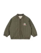 Konges Sløjd яке бомбър за деца JUNO BOMBER JACKET зелено KS105725