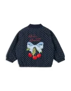 Konges Sløjd яке бомбър за деца JUNO PRINTED DOT BOMBER JACKET тъмносиньо KS106052