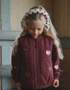 Konges Sløjd яке бомбър за деца JUNO SEQUIN BOMBER JACKET кафяво KS105733