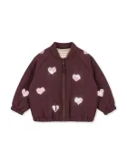 Konges Sløjd яке бомбър за деца JUNO SEQUIN BOMBER JACKET кафяво KS105733