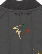 Konges Sløjd яке бомбър за деца JUNO SEQUIN BOMBER JACKET сиво KS105733