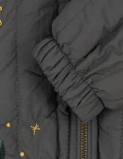 Konges Sløjd яке бомбър за деца JUNO SEQUIN BOMBER JACKET сиво KS105733