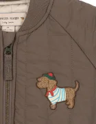 Konges Sløjd яке бомбър за деца JUNO TERRY BOMBER JACKET кафяво KS105734