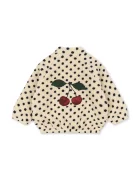 Konges Sløjd яке за деца от полар JODY EMBROIDERY TEDDY JACKET GRS бежово KS105712