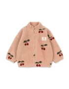 Konges Sløjd яке за деца от полар JODY TEDDY JACKET GRS розово KS105720