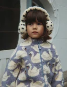 Konges Sløjd яке за деца от полар JODY TEDDY JACKET GRS синьо KS105720