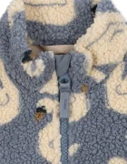 Konges Sløjd яке за деца от полар JODY TEDDY JACKET GRS синьо KS105720