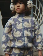 Konges Sløjd яке за деца от полар JODY TEDDY JACKET GRS синьо KS105720