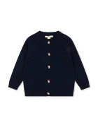 Konges Sløjd жилетка за деца от вълна CATTIE CARDIGAN тъмносиня KS105940