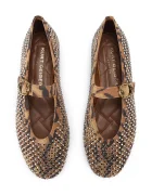 Kurt Geiger London балеринки от велур Mayfair Ballet Flat кафяви 2656346209