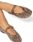 Kurt Geiger London балеринки от велур Mayfair Ballet Flat кафяви 2656346209