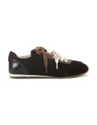 Kurt Geiger London Islington Sneaker маратонки дамски от велур черни 4396039029