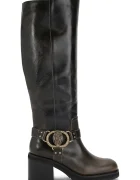 Kurt Geiger London Кожени ботуши Chelsea Mid Knee Biker