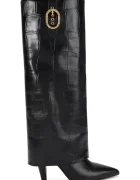 Kurt Geiger London Кожени ботуши Fold Over Tall Boot