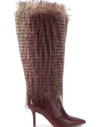 Kurt Geiger London Кожени ботуши Kensington Knee Boot 85
