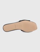 Kurt Geiger London Кожени чехли Kensington Flat дамски в черно 8496100309 8496169109