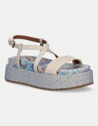 Kurt Geiger London Кожени сандали Chelsea Flatform Sandal