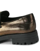 Kurt Geiger London лоуфъри дамски от кожа Bow Crystal Loafer зелени 5388460109